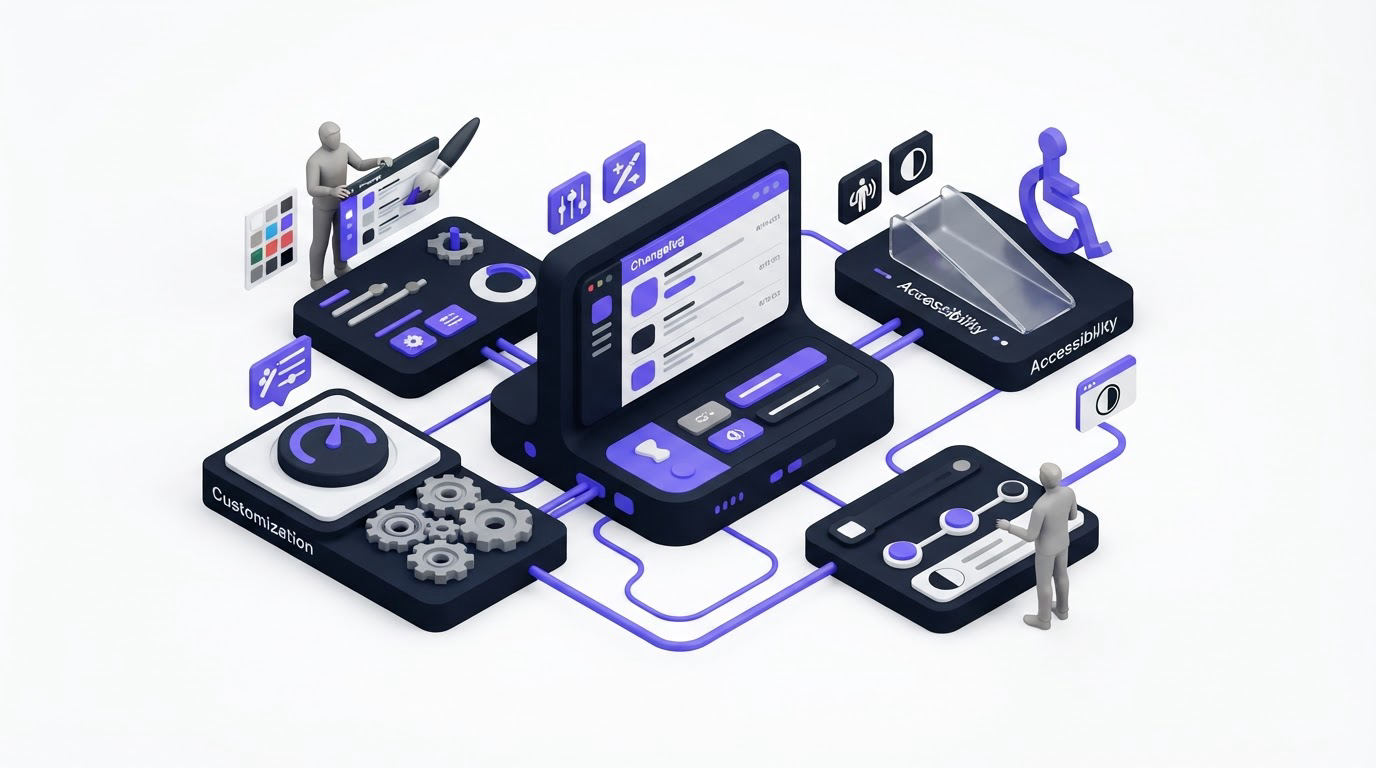 How to evaluate changelog customization and accessibility