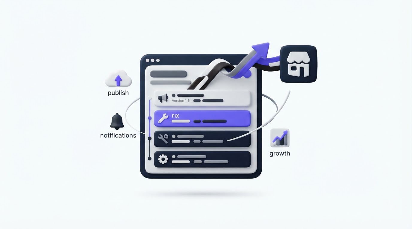 How Shopify App Developers Can Use Product Changelog Software to Share Updates - product changelog software for Shopify apps