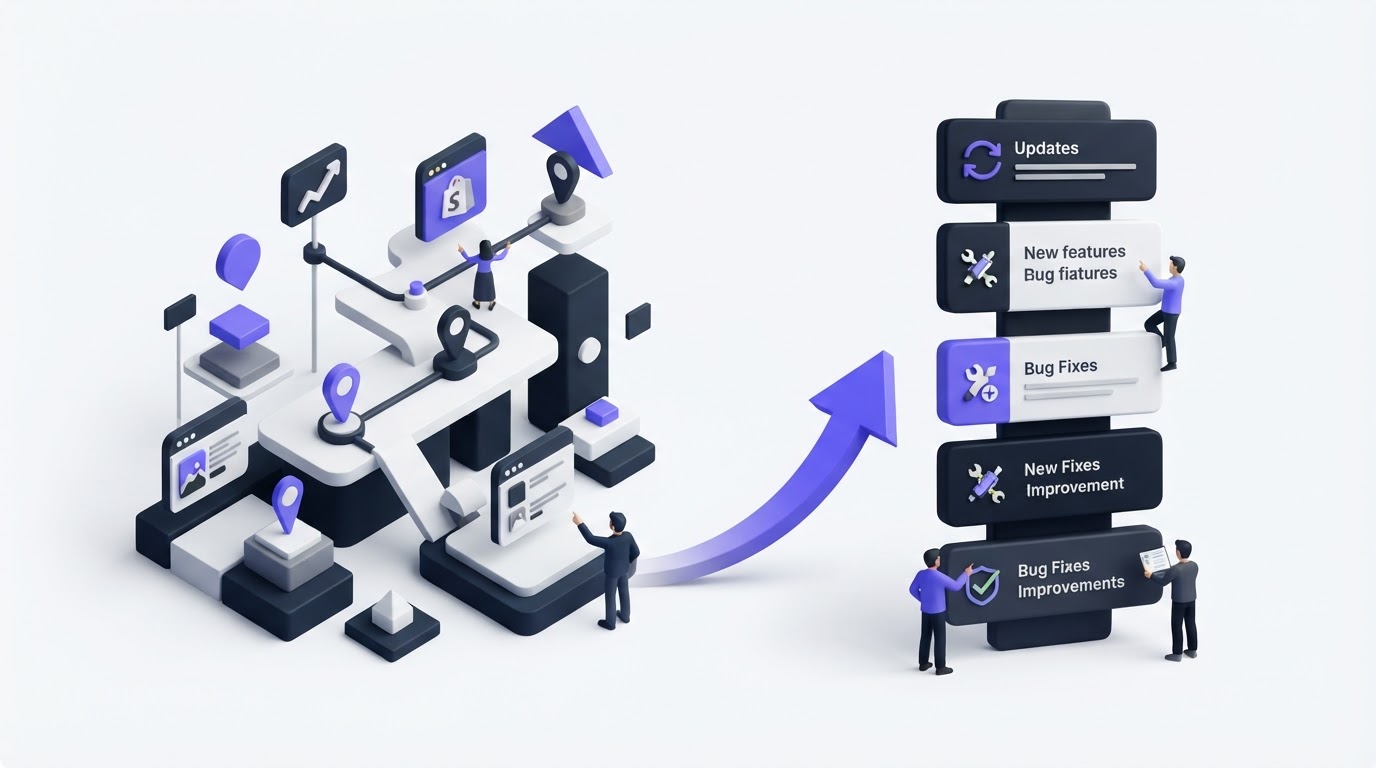 Roadmap and Changelog Software for Shopify App Developers